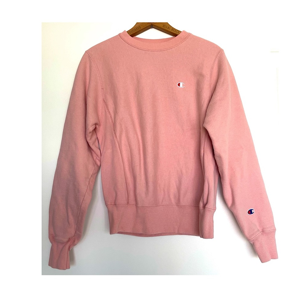 Light pink champion crewneck